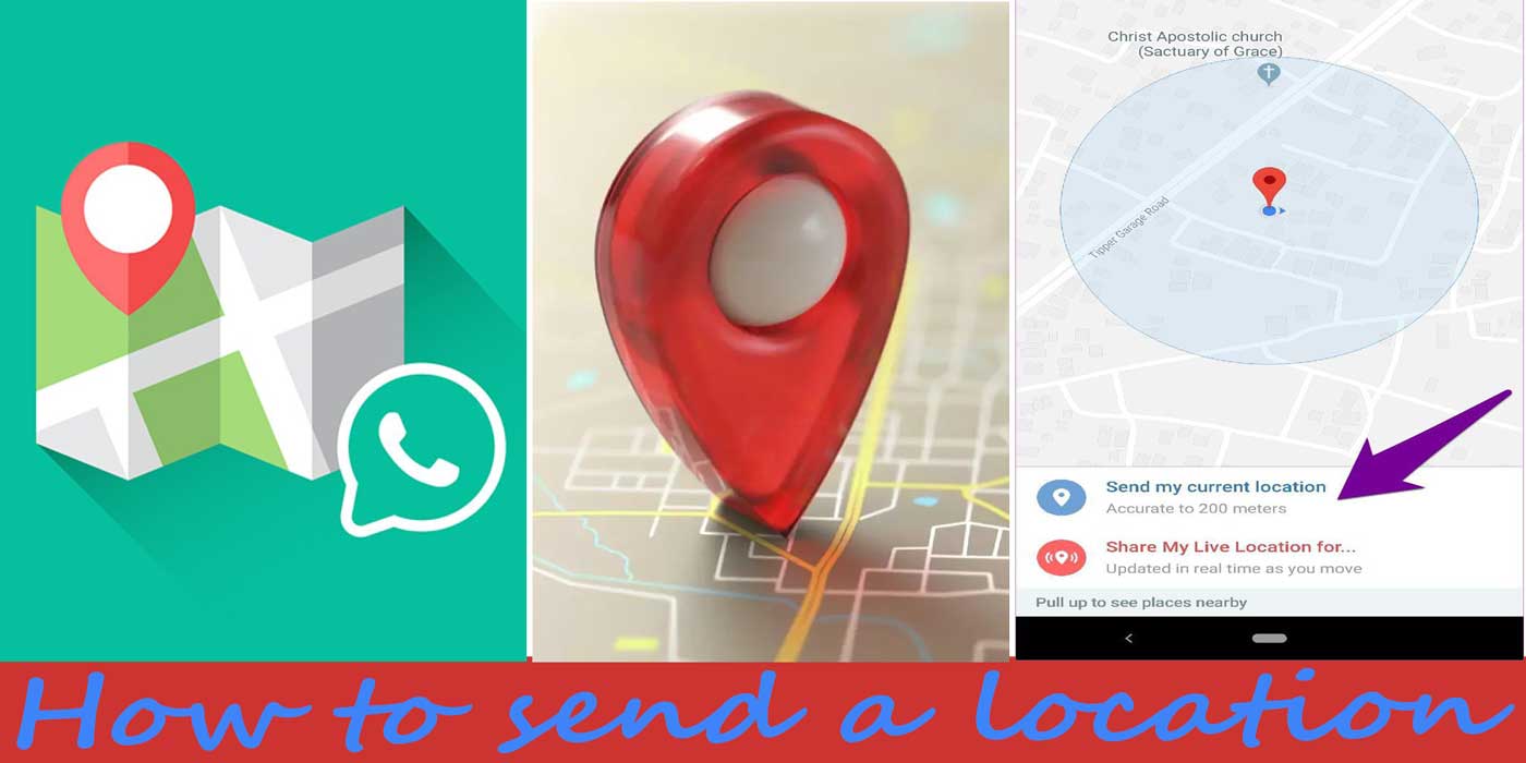 چگونه لوکیشن بفرستیم